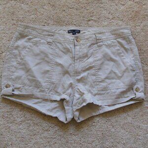 GAP Factory Tan Linen Aubrey Shorts
